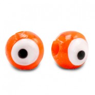 Glasperle Nazar Auge 8mm Orange